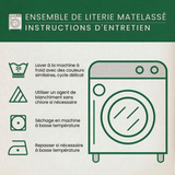 Parure de lit matelassée 3 pièces - Sentiers Sauvages